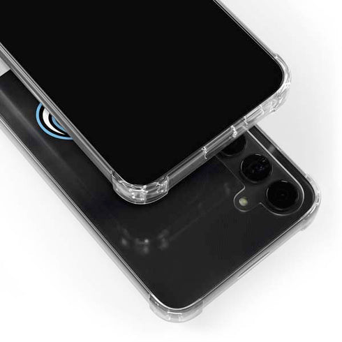 NHL Utah Mammoth Striped Jersey Galaxy S24 Plus Clear Case